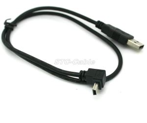 USB 2.0 A Mini — B Cable ar ángulo